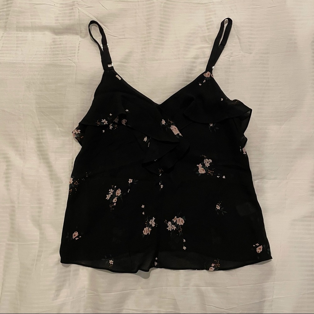 A.L.C. floral ruffle top, size 0